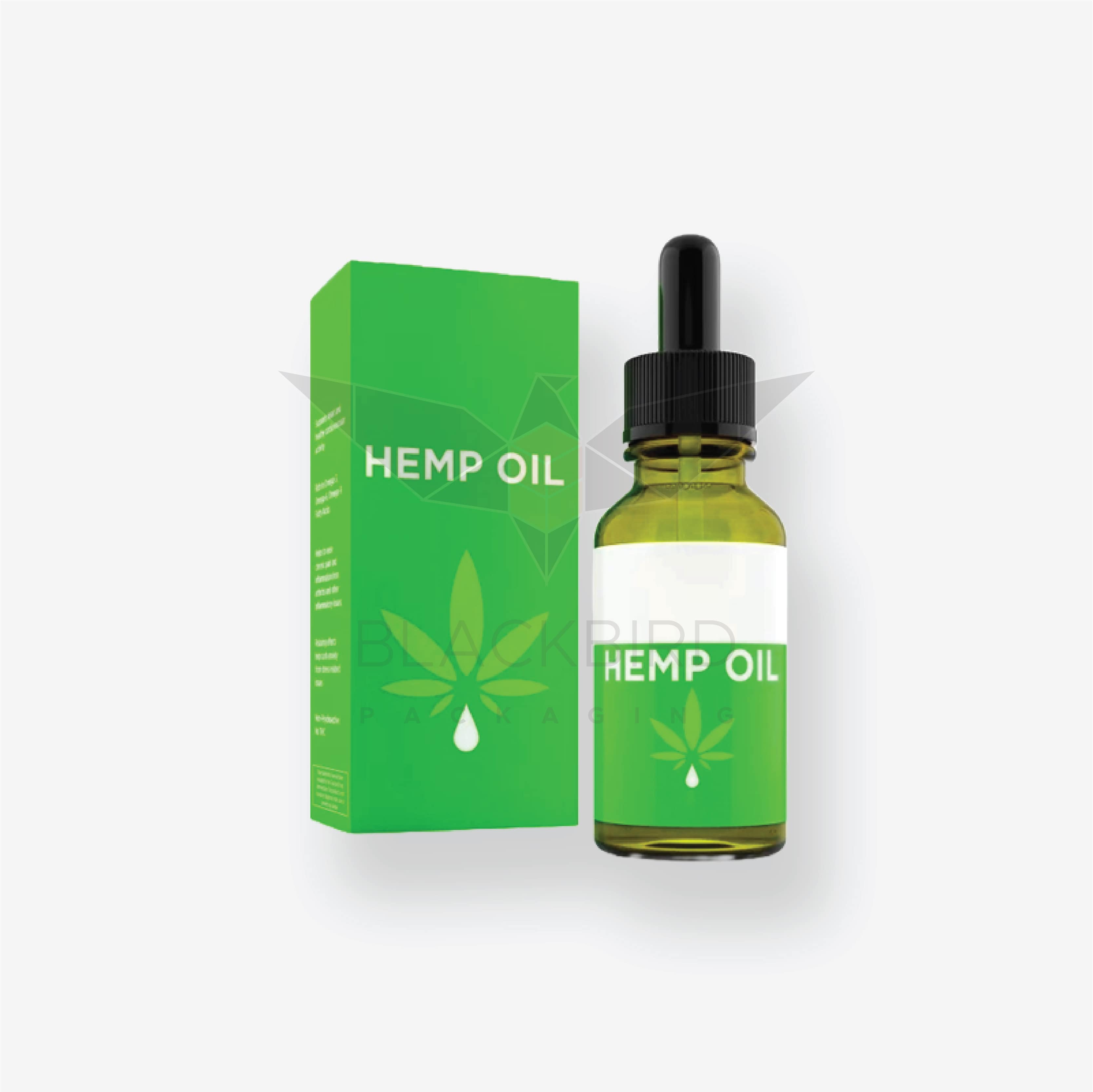 Custom Printed Hemp Oil Boxes